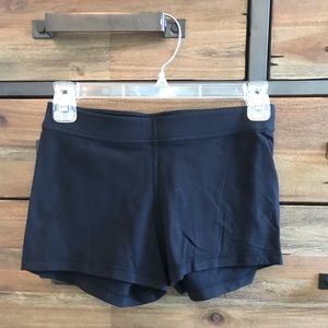 Lululemon black yoga shorts, size 6